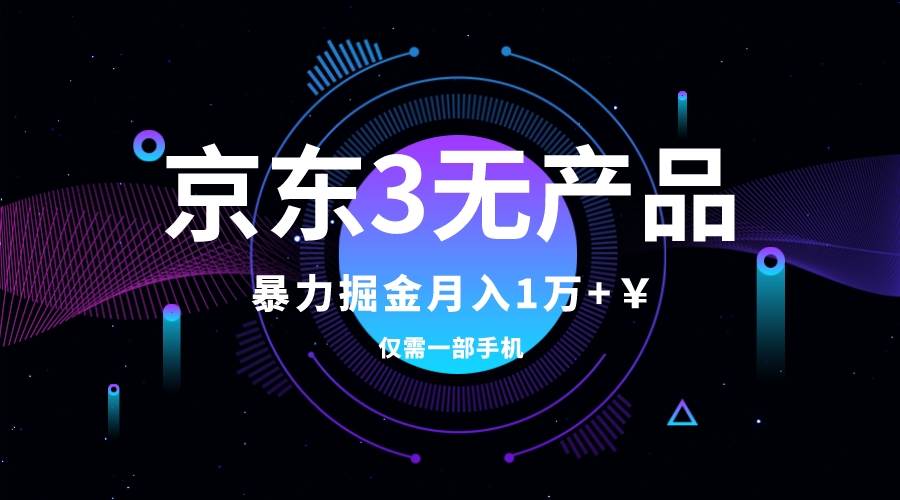 京东3无产品维权，暴力掘金玩法，小白月入1w+（仅揭秘）-小白项目网