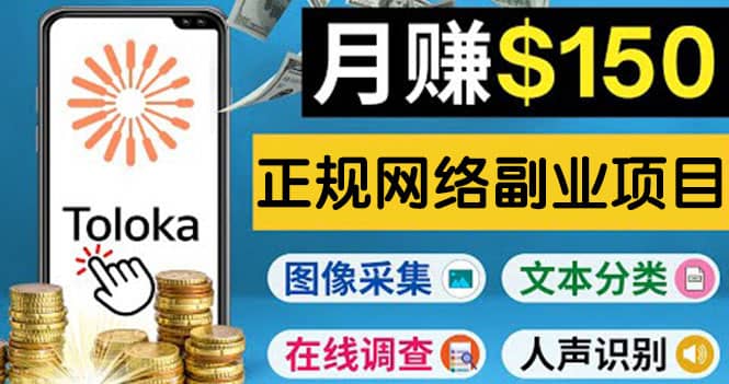 正规网络副业赚钱平台Toloka，利用业余时间月赚150美元-小白项目网