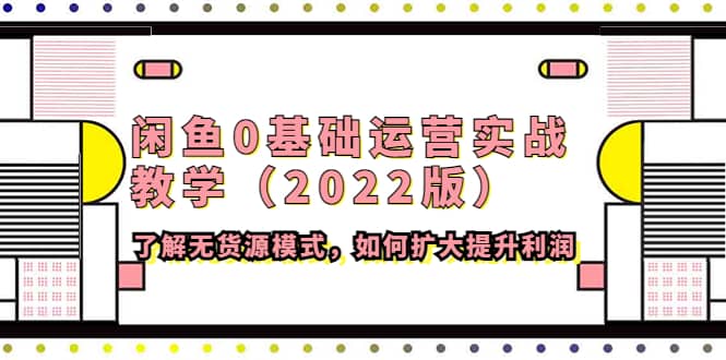 闲鱼0基础运营实战教学（2022版）了解无货源模式，如何扩大提升利润-小白项目网