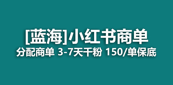 2023蓝海项目，小红书商单，快速千粉，长期稳定，最强蓝海没有之一-小白项目网