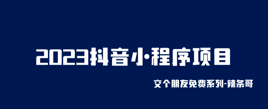 2023抖音小程序项目，变现逻辑非常很简单，当天变现，次日提现-小白项目网