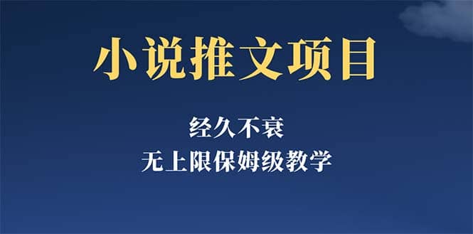 经久不衰的小说推文项目，单号月5-8k，保姆级教程，纯小白都能操作-小白项目网