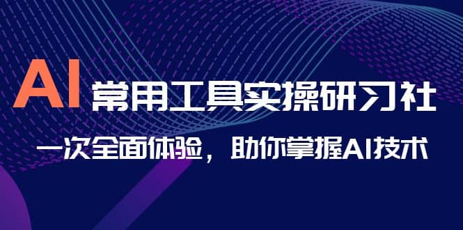 AI-常用工具实操研习社，一次全面体验，助你掌握AI技术-小白项目网