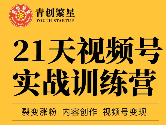 张萌21天视频号实战训练营，裂变涨粉、内容创作、视频号变现 价值298元-小白项目网