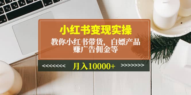 小红书变现实操：教你小红书带货，白嫖产品，赚广告佣金等-小白项目网