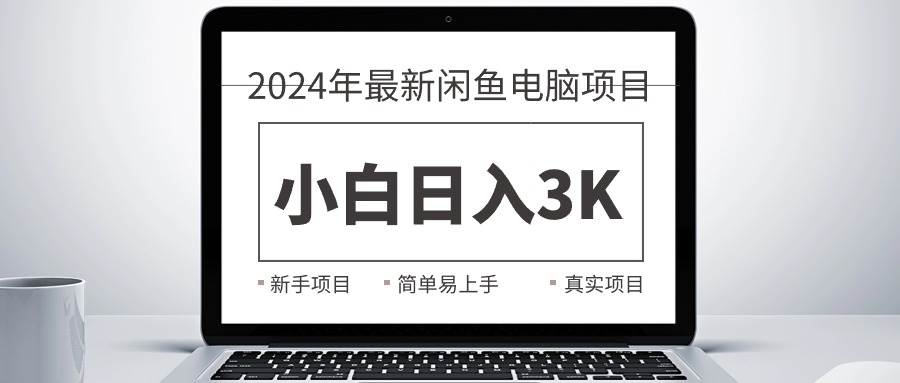 2024最新闲鱼卖电脑项目，小白小白日入3K+，最真实的项目教学-小白项目网