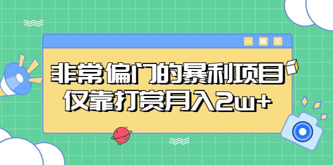 非常偏门的暴利项目-小白项目网