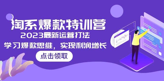 2023淘系爆款特训营，2023最新运营打法，学习爆款思维，实现利润增长-小白项目网