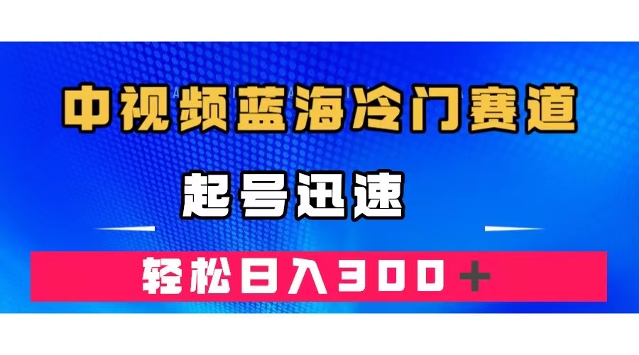 中视频蓝海冷门赛道，韩国视频奇闻解说，起号迅速，日入300＋-小白项目网