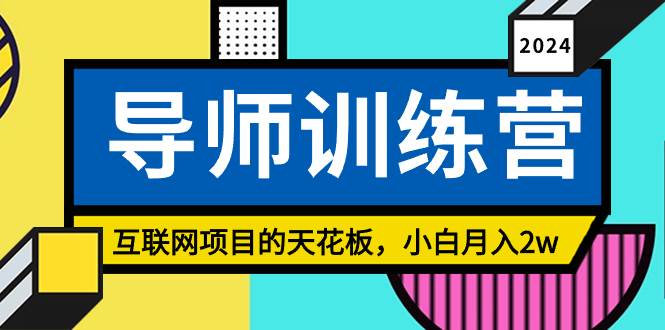 《导师训练营》精准粉丝引流的天花板，小白月入2w-小白项目网