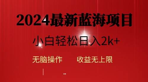 2024蓝海项目ai自动生成视频分发各大平台，小白操作简单，日入2k+-小白项目网