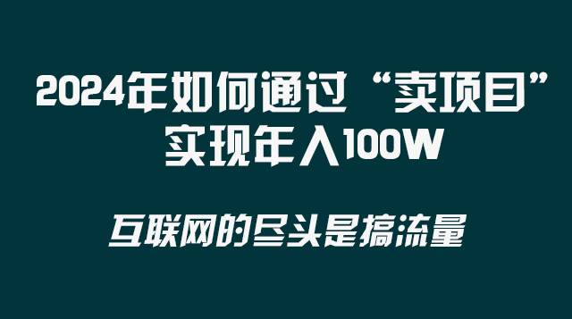 2024年如何通过“卖项目”实现年入100W-小白项目网