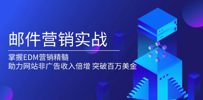 邮件营销实战，掌握EDM营销精髓，助力网站非广告收入倍增，突破百万美金-啦啦收录网